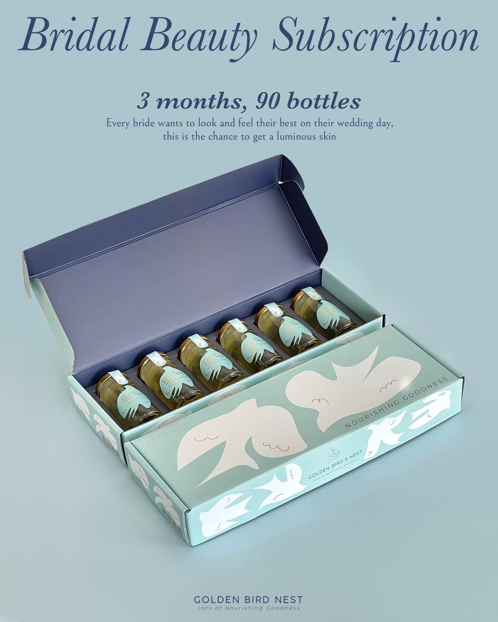 1 Trimester Bottled Birds Nest Drink ( 3 Months Subscription Package)