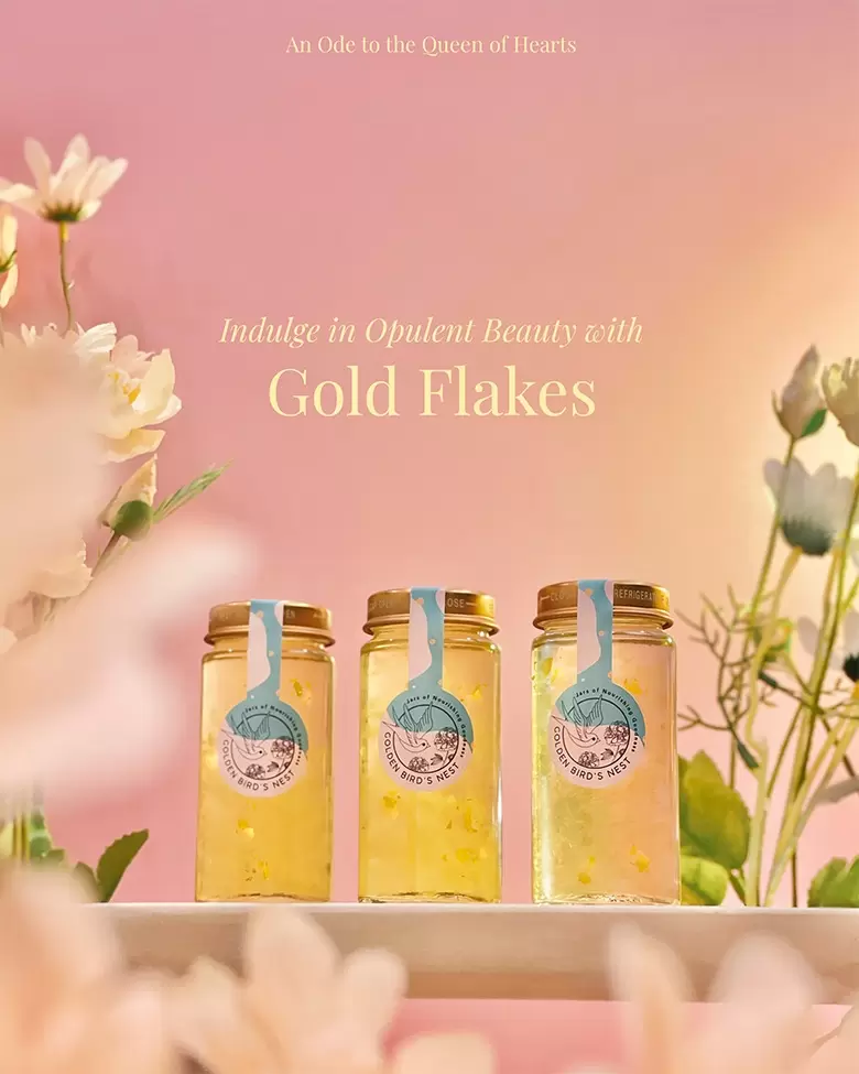 birds-nest-with-gold-flakes