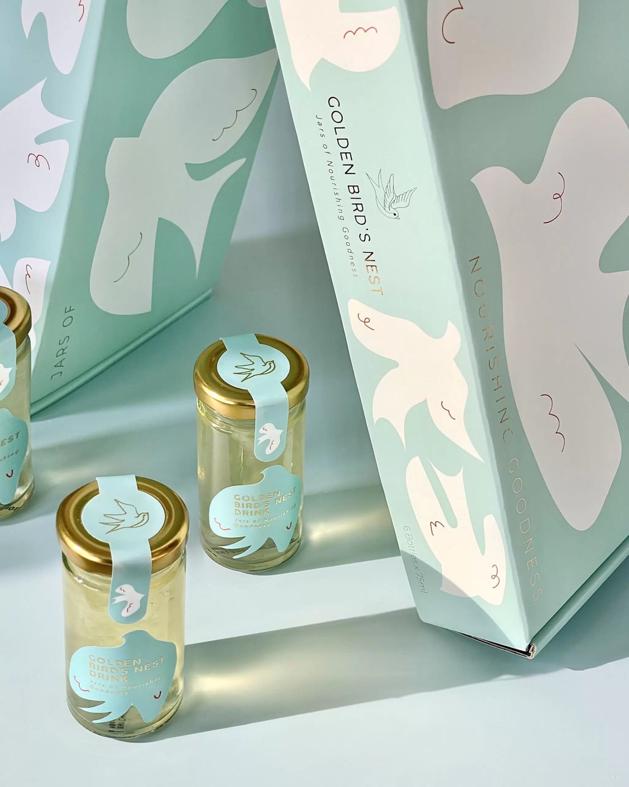 bottled bird nest drinks package